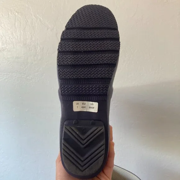 HUNTER Original Tall Rain Boots Purple Wellies W23499 Outdoors Chores City US 8M - Picture 7 of 9